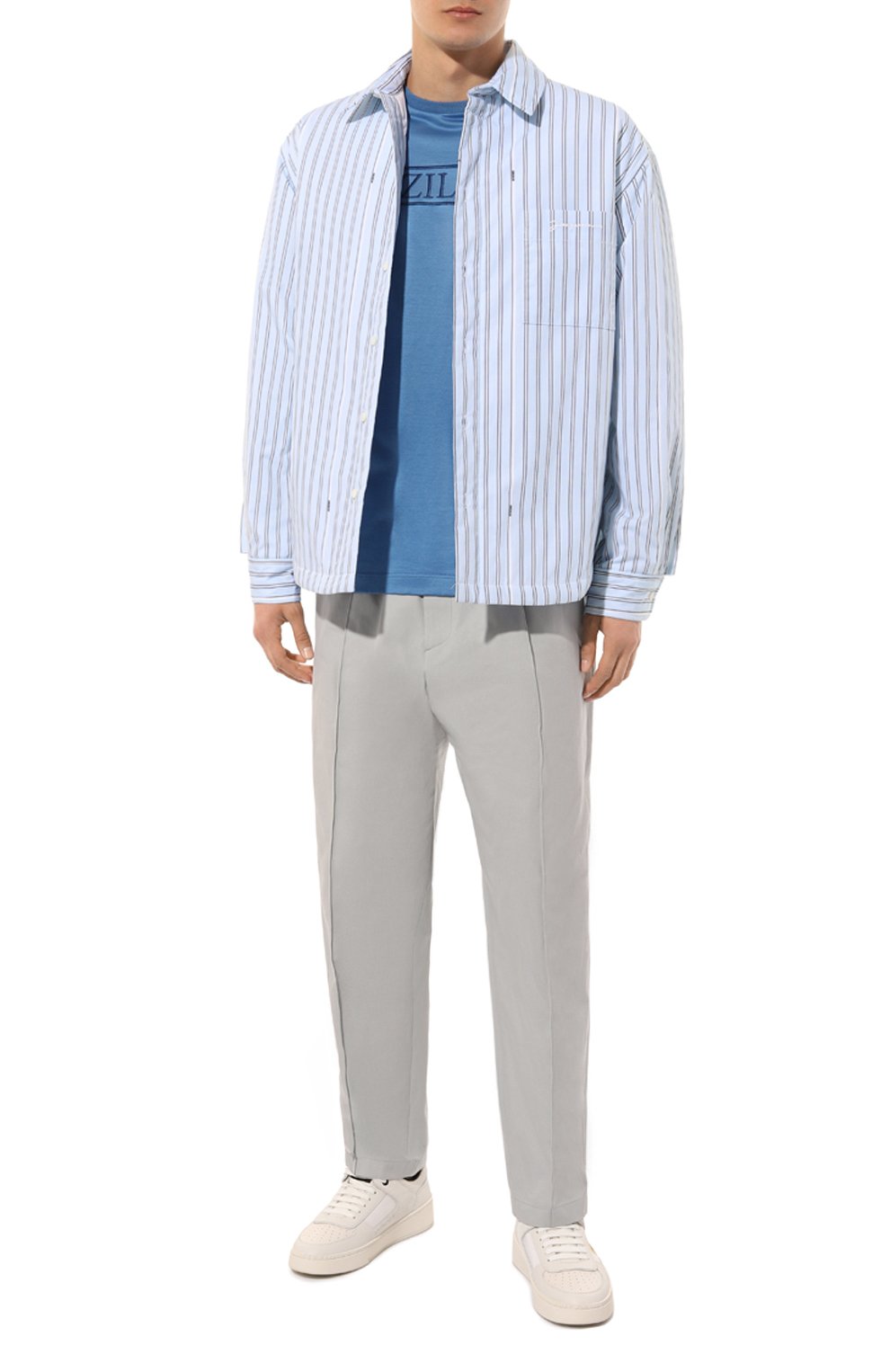 Хлопковая футболка ZILLI, арт. TSR02AM0110VZLF14M, фото 2