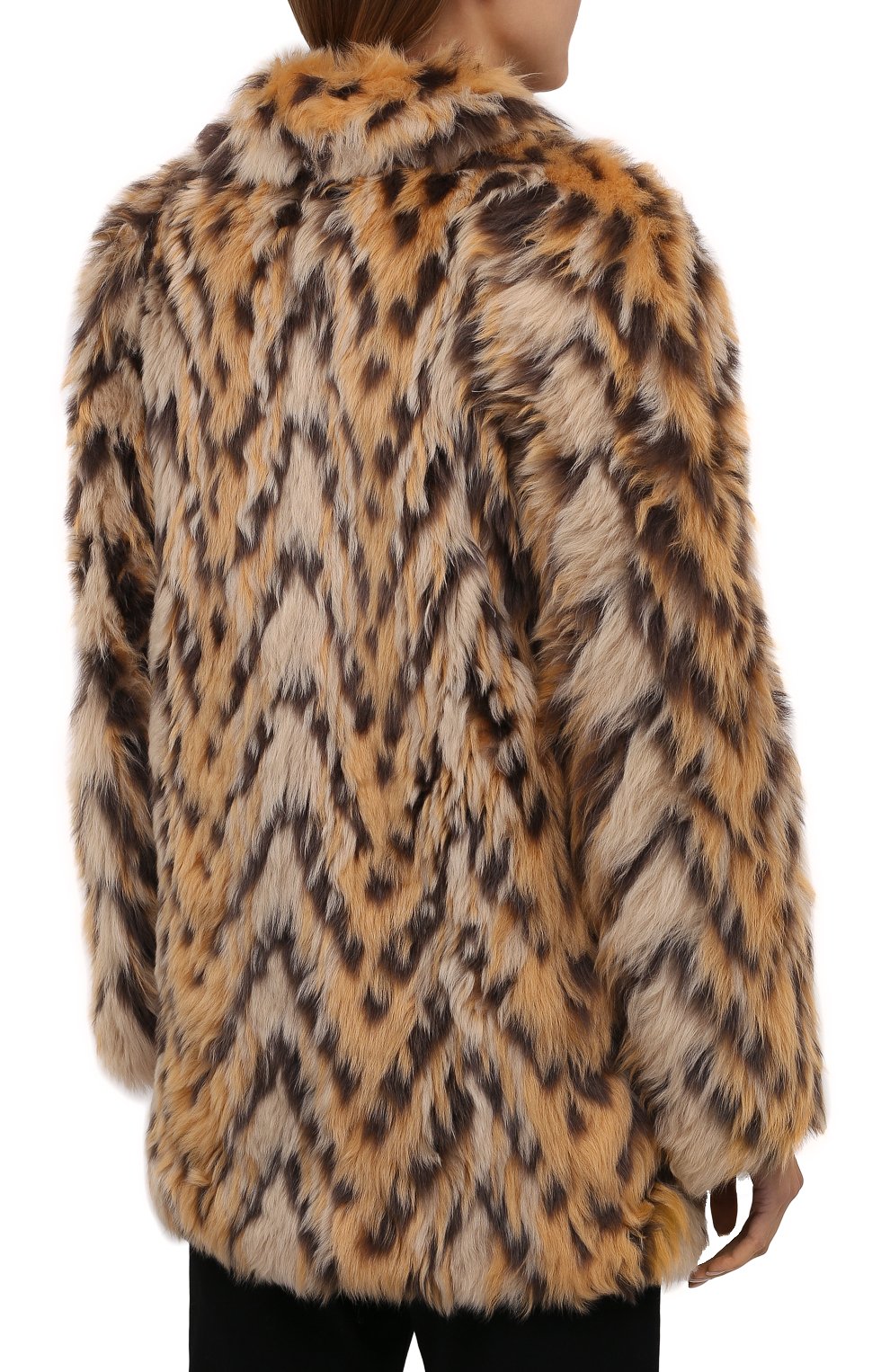 Шуба из овчины SAINT LAURENT разноцветного цвета по цене 1585000 руб., арт. 664589/Y7YV2, фото 4 Шуба из овчины SAINT LAURENT, арт. 664589/Y7YV2, фото 4