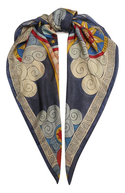 Шелковый платок небесный хоровод GOURJI, арт. T28SKD7R, фото 1