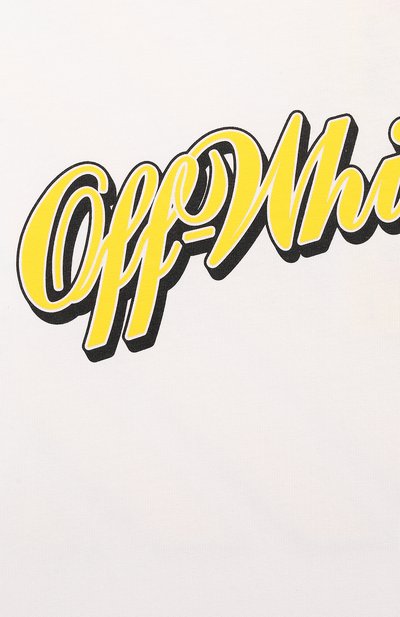 Хлопковая футболка OFF-WHITE, арт. 0BAA002S24JER009/4-10, фото 3
