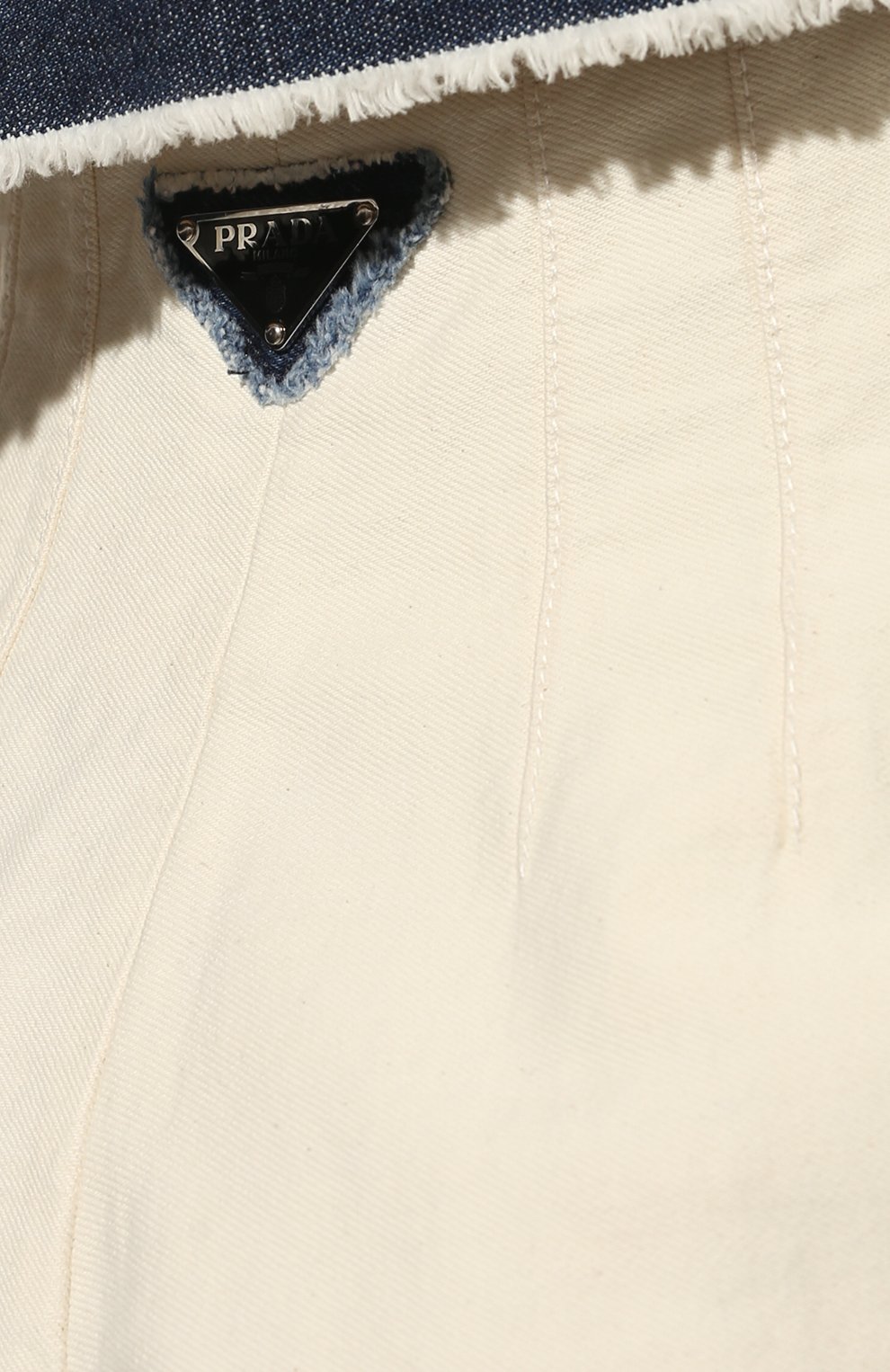 Джинсовые шорты PRADA, арт. GFP477-10G1-F01CD-221, фото 5