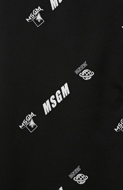 Хлопковые джоггеры MSGM KIDS, арт. MS028875, фото 3