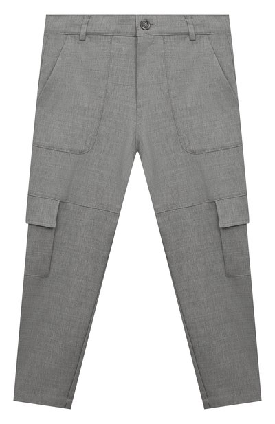 Брюки-карго из лиоцелла и шерсти ELEVENTY, арт. 4R6020/I0094/2-10, фото 1