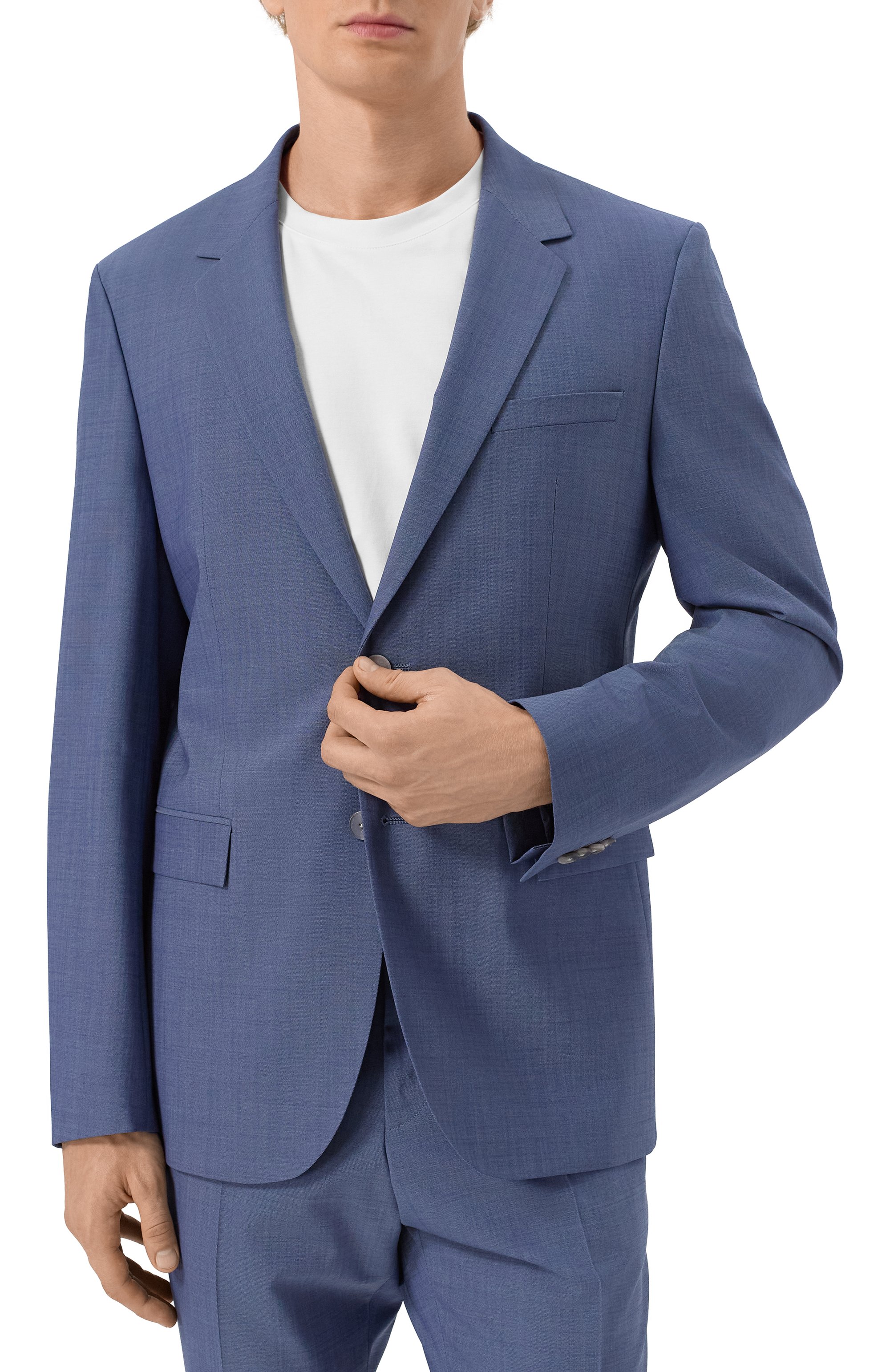 Шерстяной пиджак BOSS, арт. 50535030, фото 4