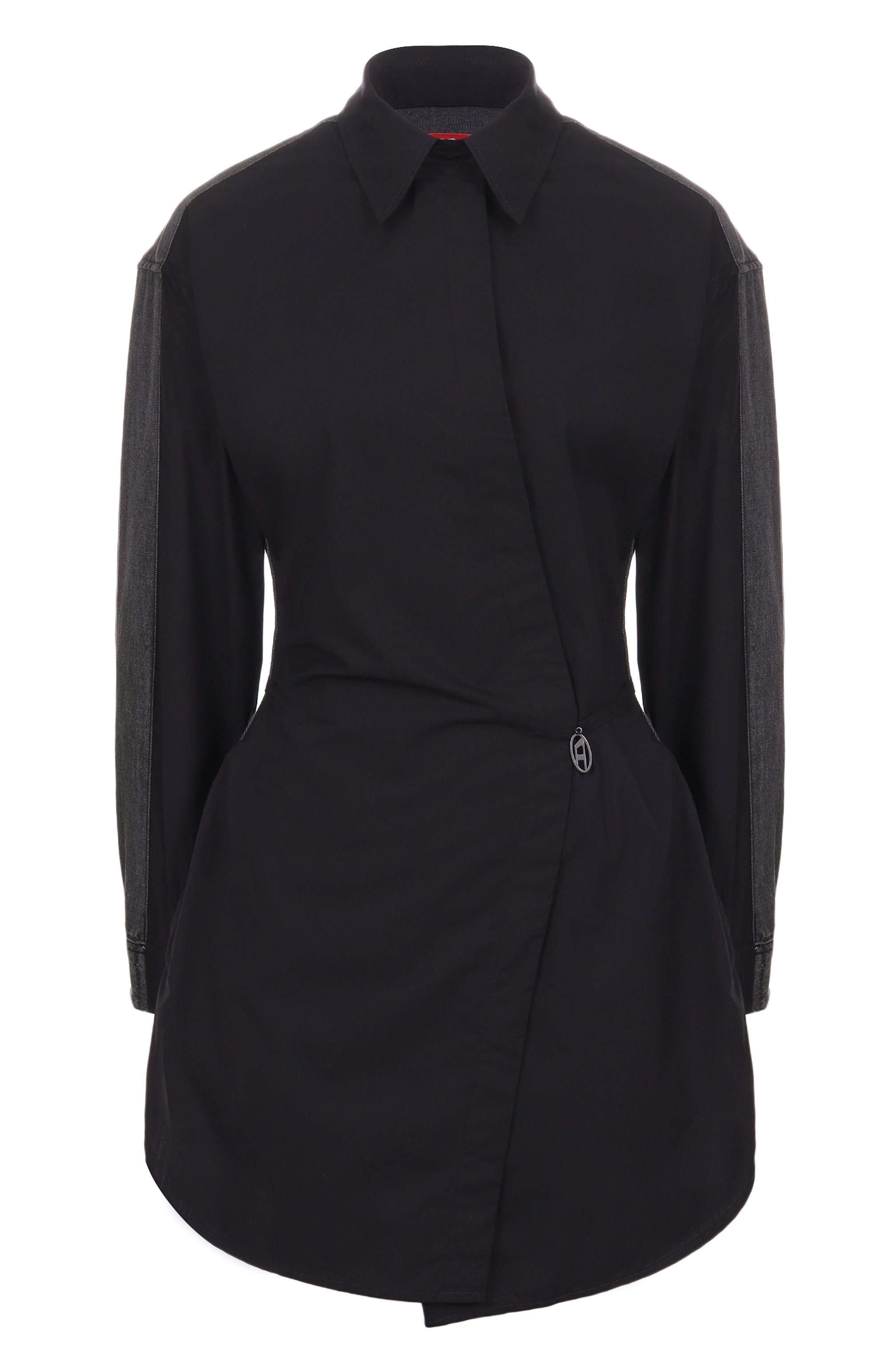 Комбинированное платье-руба�шка DIESEL, арт. A17387/0CBCP, фото 1