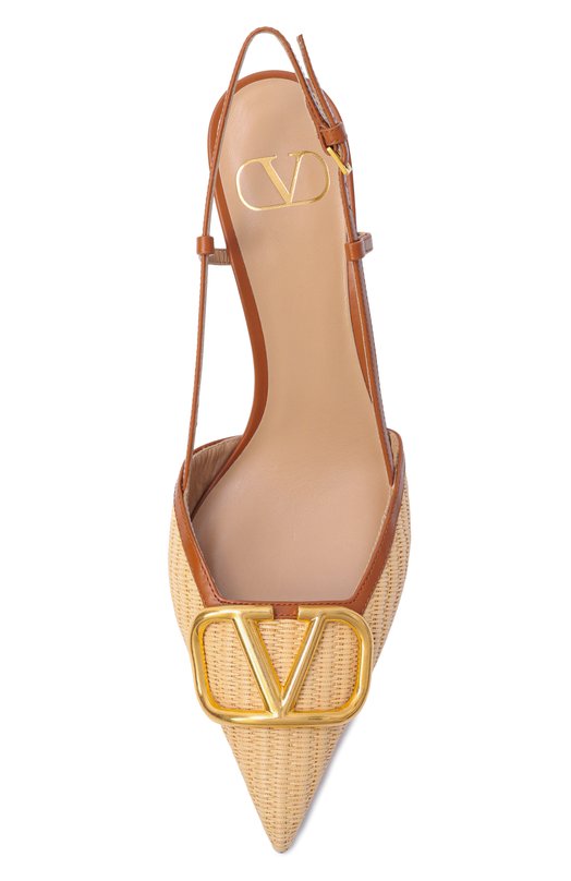 Туфли VLogo Signature 80 Valentino 8W2S0R01/THQ Бежевый  8W2S0R01/THQ Фото 6