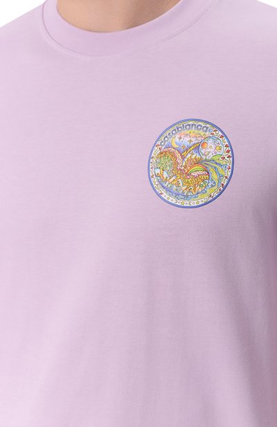 Хлопковая футболка CASABLANCA, арт. MS25JTS00109, фото 5