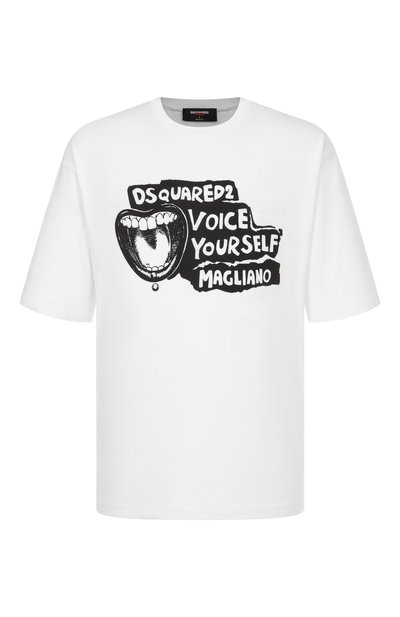 Мужская хлопковая футболка DSQUARED2, арт. S71GD1596/D20020