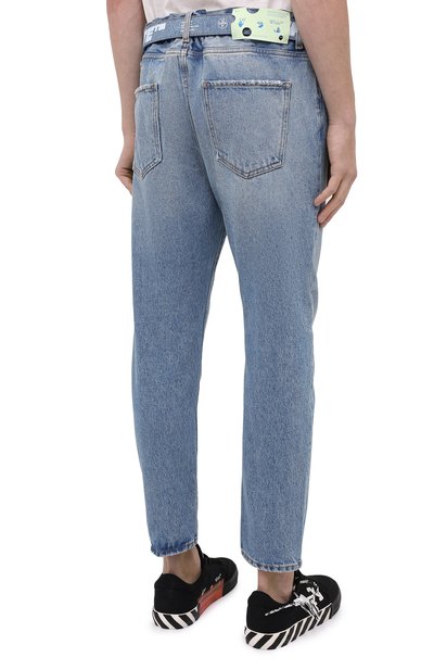 Джинсы OFF-WHITE синего цвета по цене 59550 руб., арт. 0MYA005R21DEN003, фото 4 Джинсы OFF-WHITE, арт. 0MYA005R21DEN003, фото 4