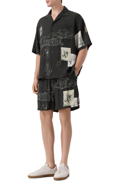 Шорты из вискозы DOMREBEL, арт. M ASSEMBLAGE SH0RTS, фото 2