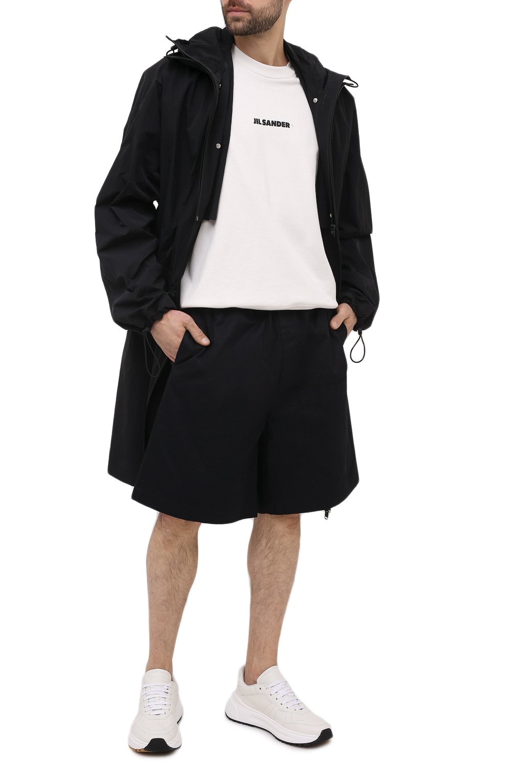 Хлопковый свитшот JIL SANDER, арт. JPUS707532-MS248608, фото 2