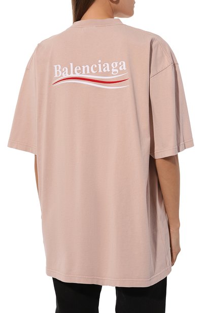 Хлопковая футболка BALENCIAGA, арт. 641655/TKVJ1, фото 4