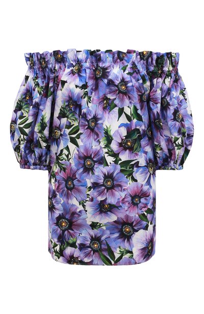 Женская хлопковая блузка DOLCE & GABBANA, арт. F71J7T/HS5GD/0UTLET AW22-23