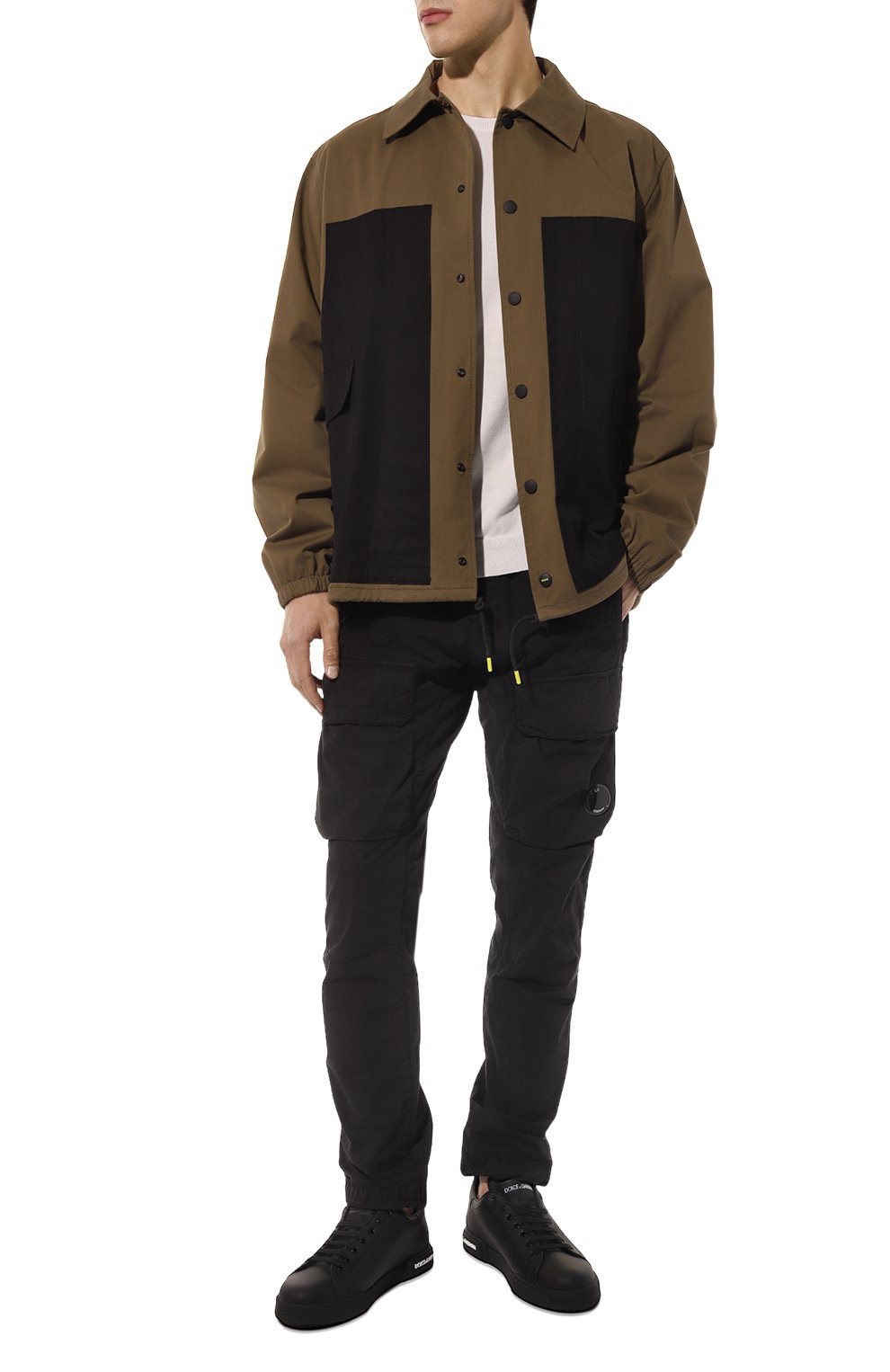 Кожаные кеды portofino DOLCE & GABBANA, арт. CS1774/AA335, фото 2