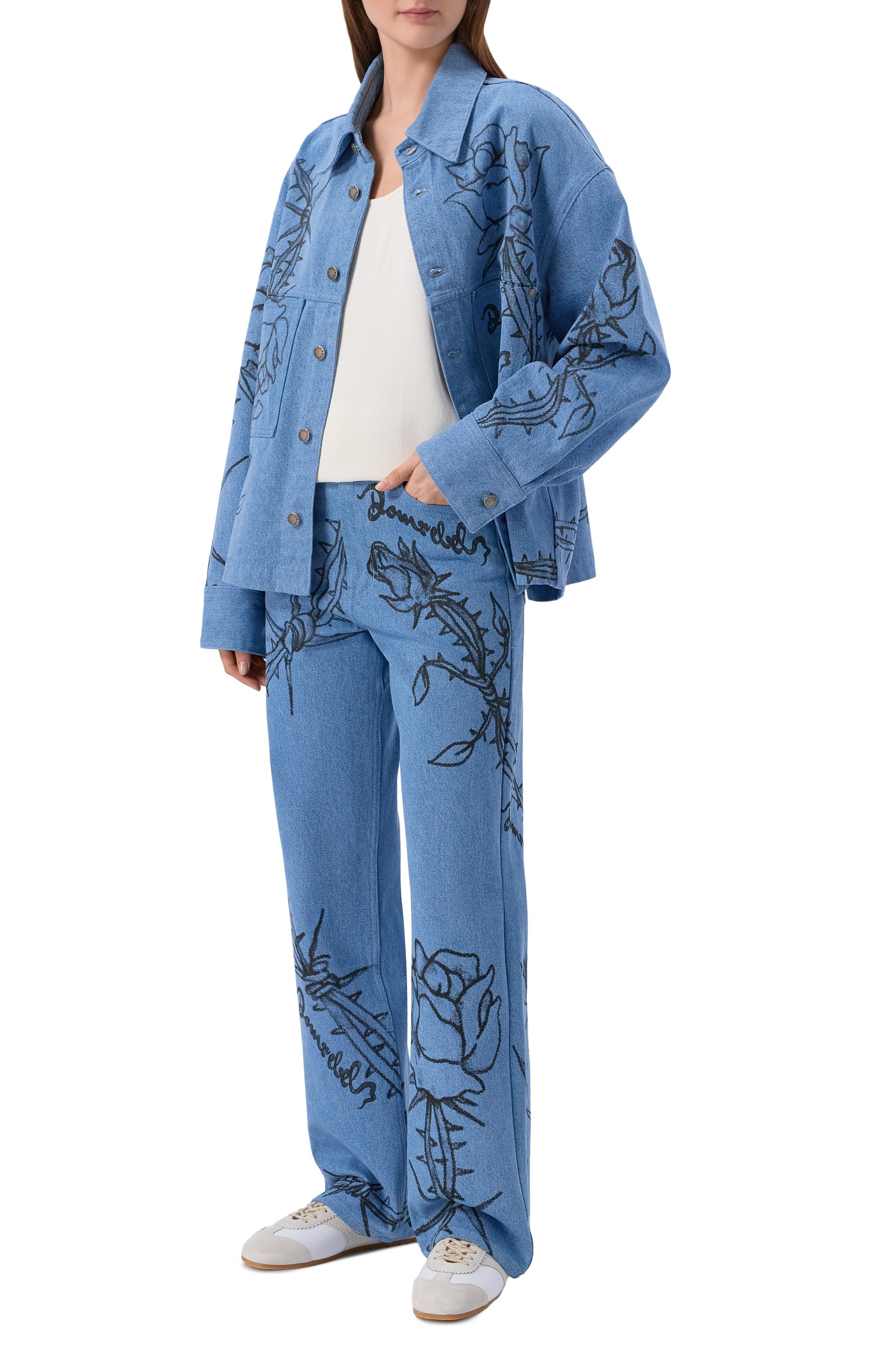 Джинсы inked DOMREBEL, арт. INKED/B00TCUT JEANS, фото 2