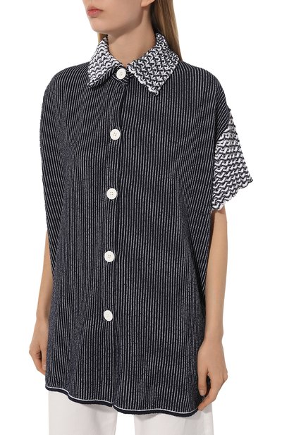 Рубашка из хлопка и вискозы AND THE BRAND, арт. S24-SH009-1404-4910, фото 3