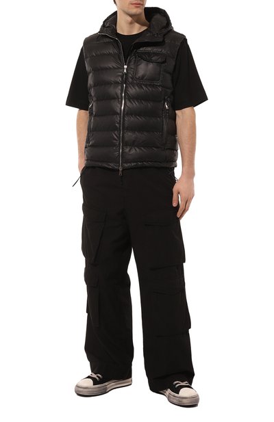 Текстильные кеды berlin DSQUARED2 черного цвета по цене 59950 руб., арт. SNM0293 25406367, фото 2 Текстильные кеды berlin DSQUARED2, арт. SNM0293 25406367, фото 2