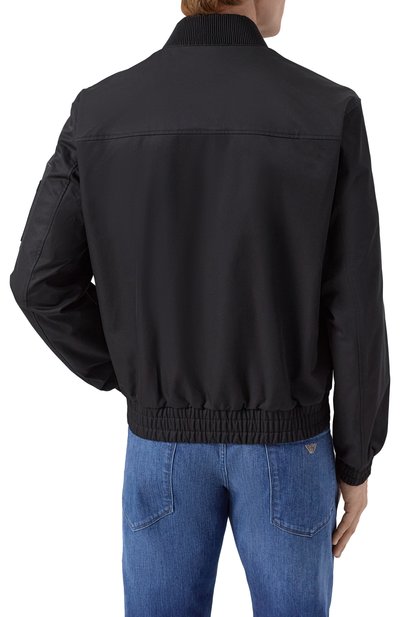 Бомбер BOSS черного цвета по цене 44950 руб., арт. 50544097, фото 4 Бомбер BOSS, арт. 50544097, фото 4