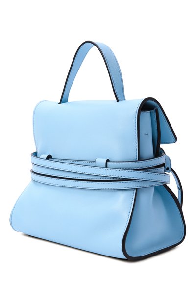 Сумка tie me small MOSCHINO голубого цвета по цене 125500 руб., арт. MC4163PP10/0A0, фото 4 Сумка tie me small MOSCHINO, арт. MC4163PP10/0A0, фото 4