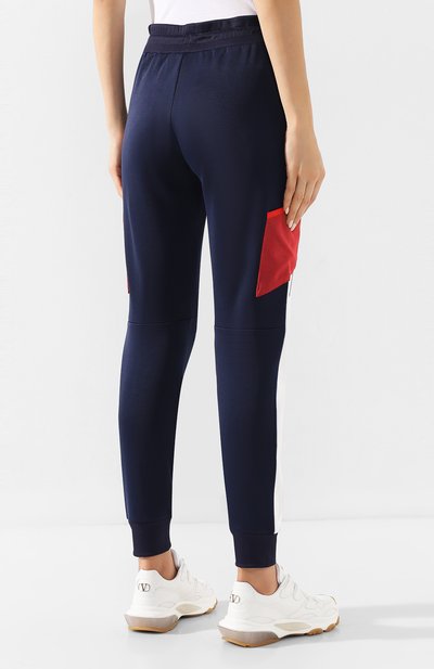 Джоггеры TOMMY SPORT синего цвета по цене 8490 руб., арт. S10S100253, фото 4 Джоггеры TOMMY SPORT, арт. S10S100253, фото 4