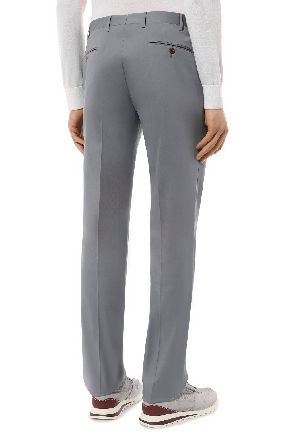 Хлопковые брюки CORNELIANI, арт. 934B01-9314517, фото 4