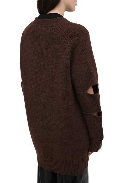Кардиган из шерсти и кашемира BURBERRY коричневого цвета по цене 128000 руб., арт. 8037239, фото 4 Кардиган из шерсти и кашемира BURBERRY, арт. 8037239, фото 4
