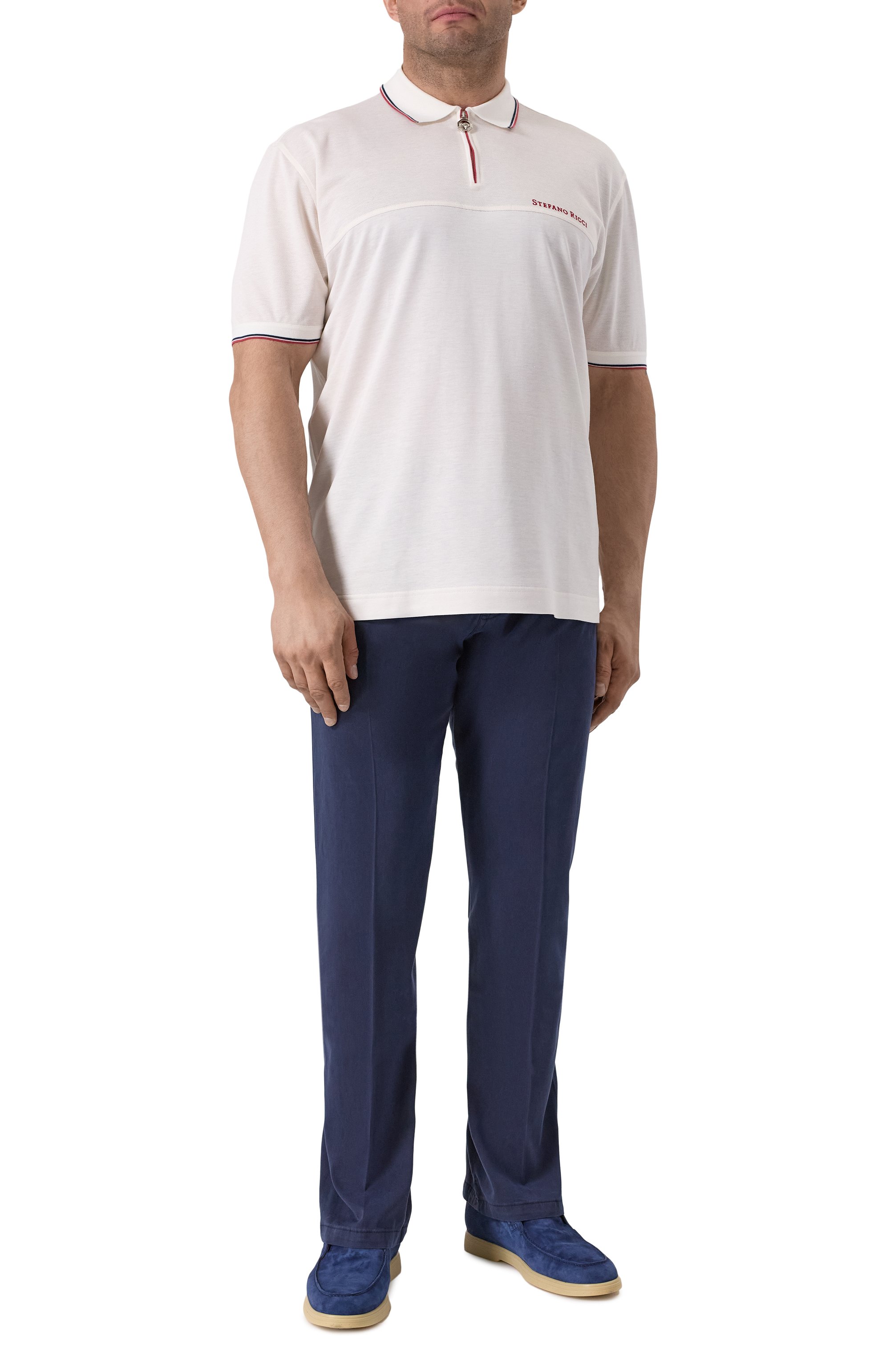 Поло из шелка и льна STEFANO RICCI, арт. K919053P31/T25102/62, фото 2