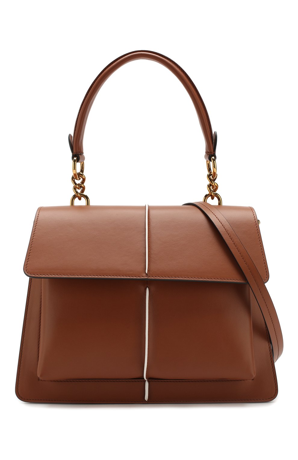 Сумка attaché MARNI коричневого цвета по цене 217000 руб., арт. BMMP0018Y2/LV589, фото 5 Сумка attaché MARNI, арт. BMMP0018Y2/LV589, фото 5