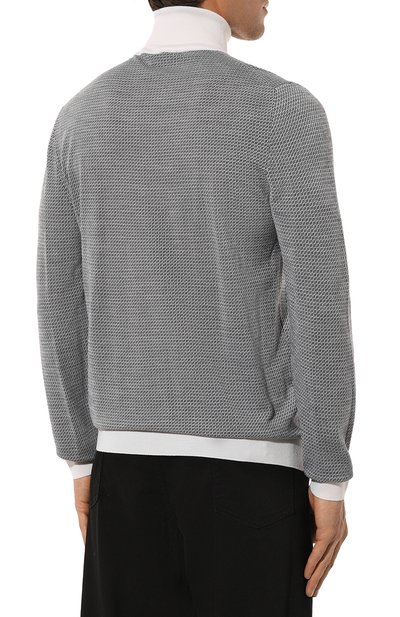 Шерстяная водолазка FENDI черно-белого цвета по цене 79150 руб., арт. FZY458/AH3C/F05WL, фото 4 Шерстяная водолазка FENDI, арт. FZY458/AH3C/F05WL, фото 4