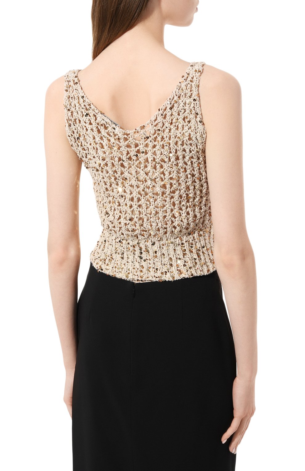 Хлопковый топ PANICALE, арт. D32775CA, фото 4