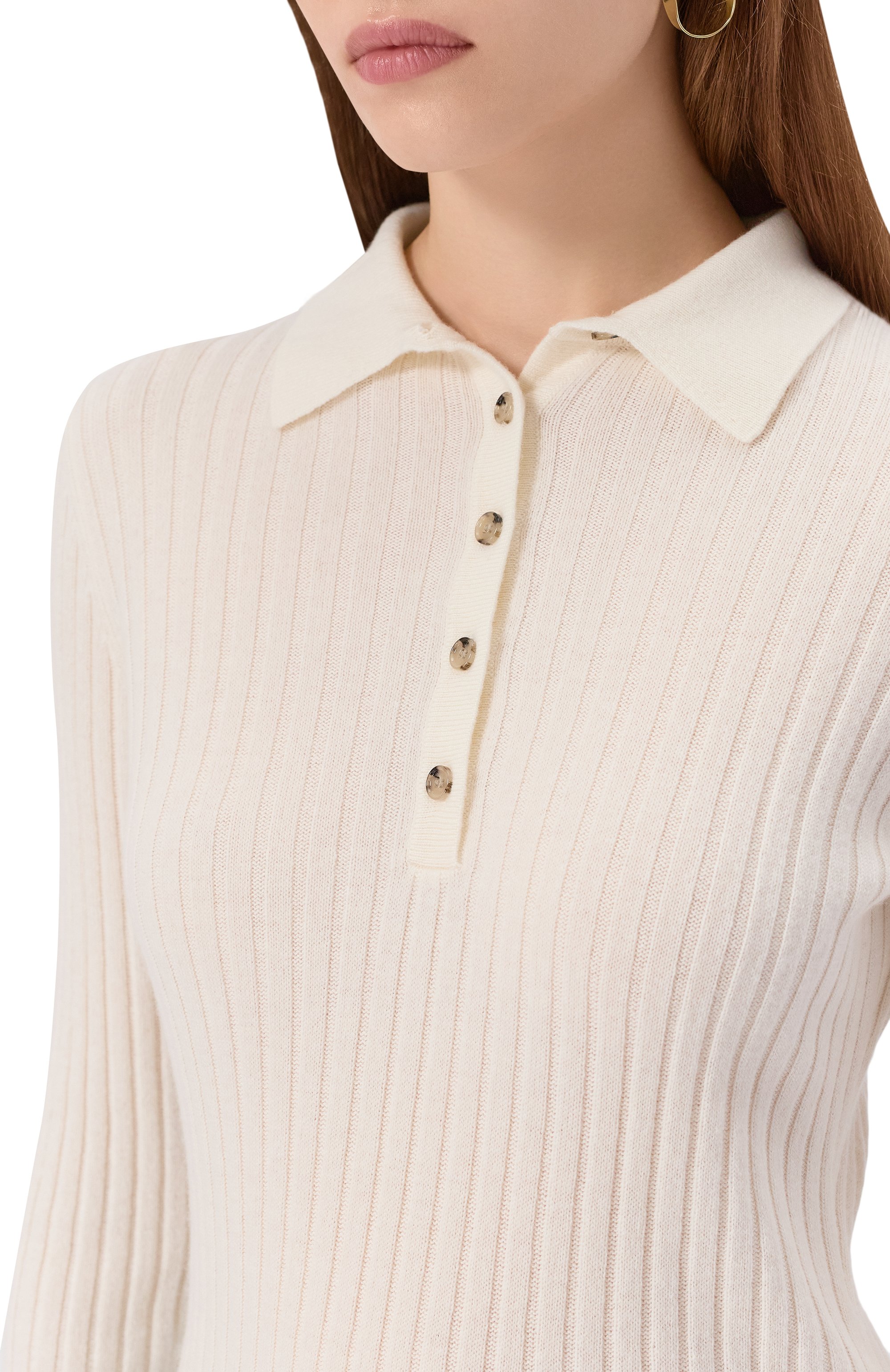 Кашемировое поло ALLUDE, арт. 255/11143, фото 5