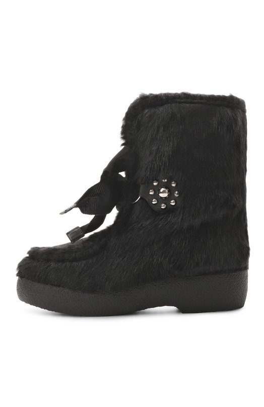 Полусапоги Snowish из экомеха Valentino 7W2S0MM7/XFE Чёрный  7W2S0MM7/XFE Фото 4