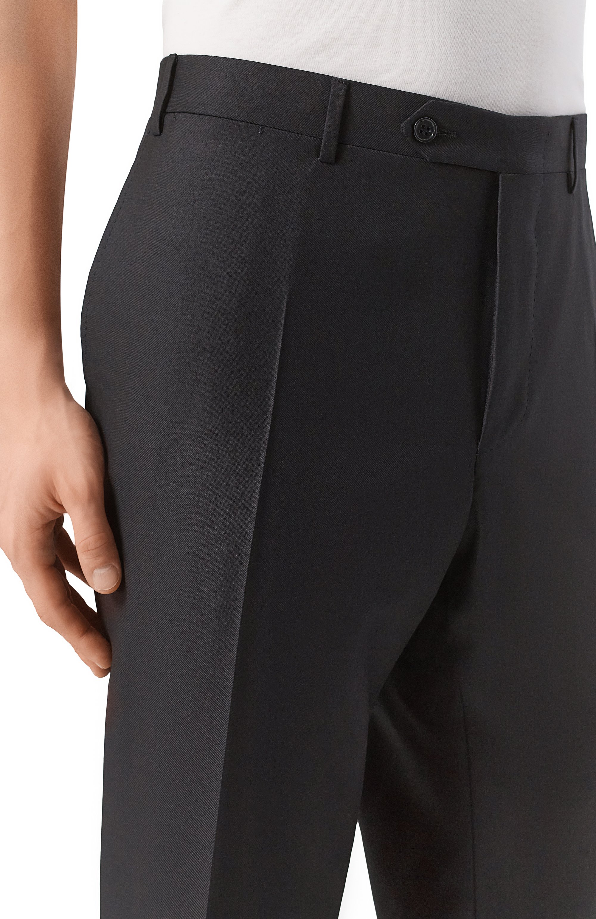 Шерстяные брюки CANALI, арт. 71019/AS10315, фото 5