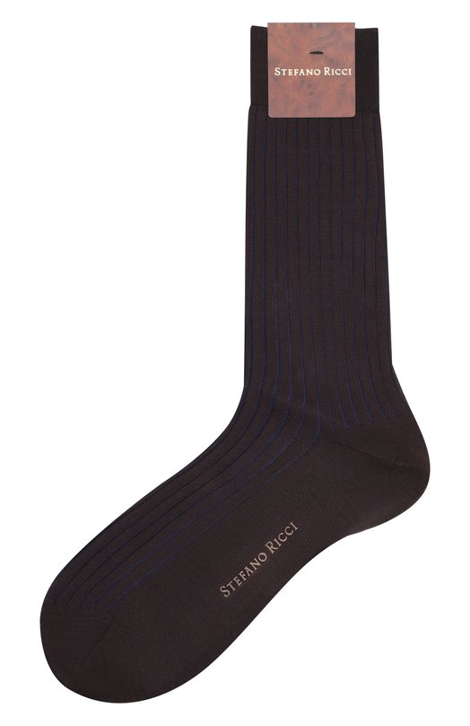 Хлопковые носки Stefano Ricci C052JQ0000 Коричневый C052JQ0000
