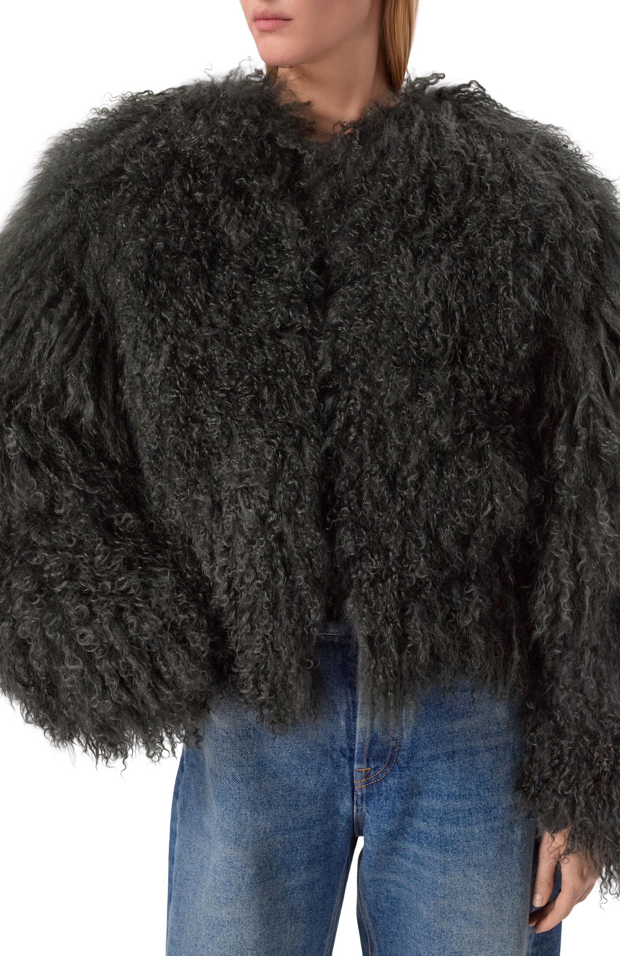 Шуба из козы HALFBOY, арт. HF251WL015, фото 5