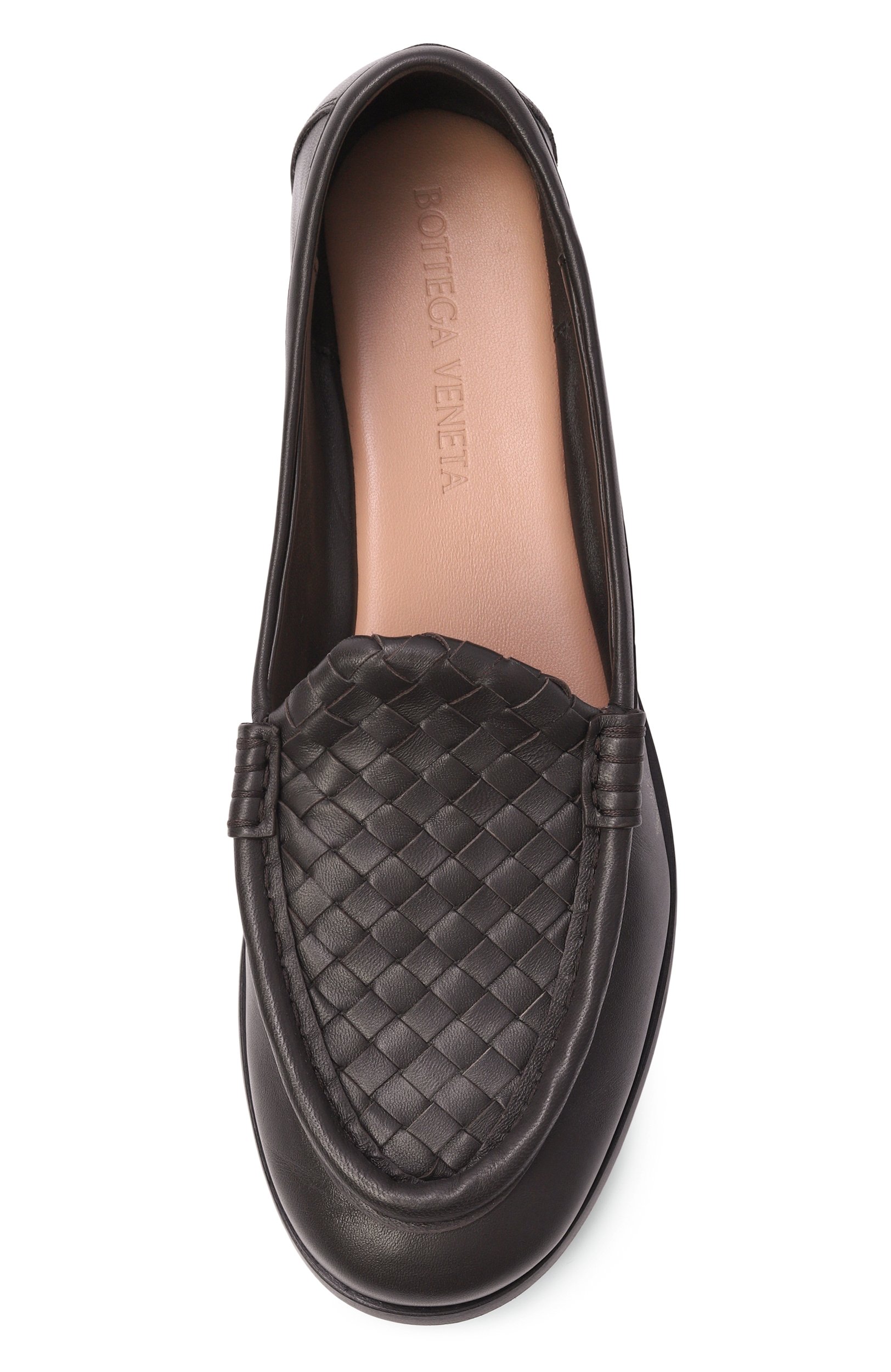 Кожаные лоферы silenzio BOTTEGA VENETA темно-коричневого цвета по цене 131000 руб., арт. 876126/VBSD0, фото 6 Кожаные лоферы silenzio BOTTEGA VENETA, арт. 876126/VBSD0, фото 6