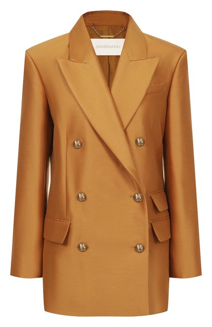 Женский жакет из шерсти и шелка ZIMMERMANN, арт. 2950JF251