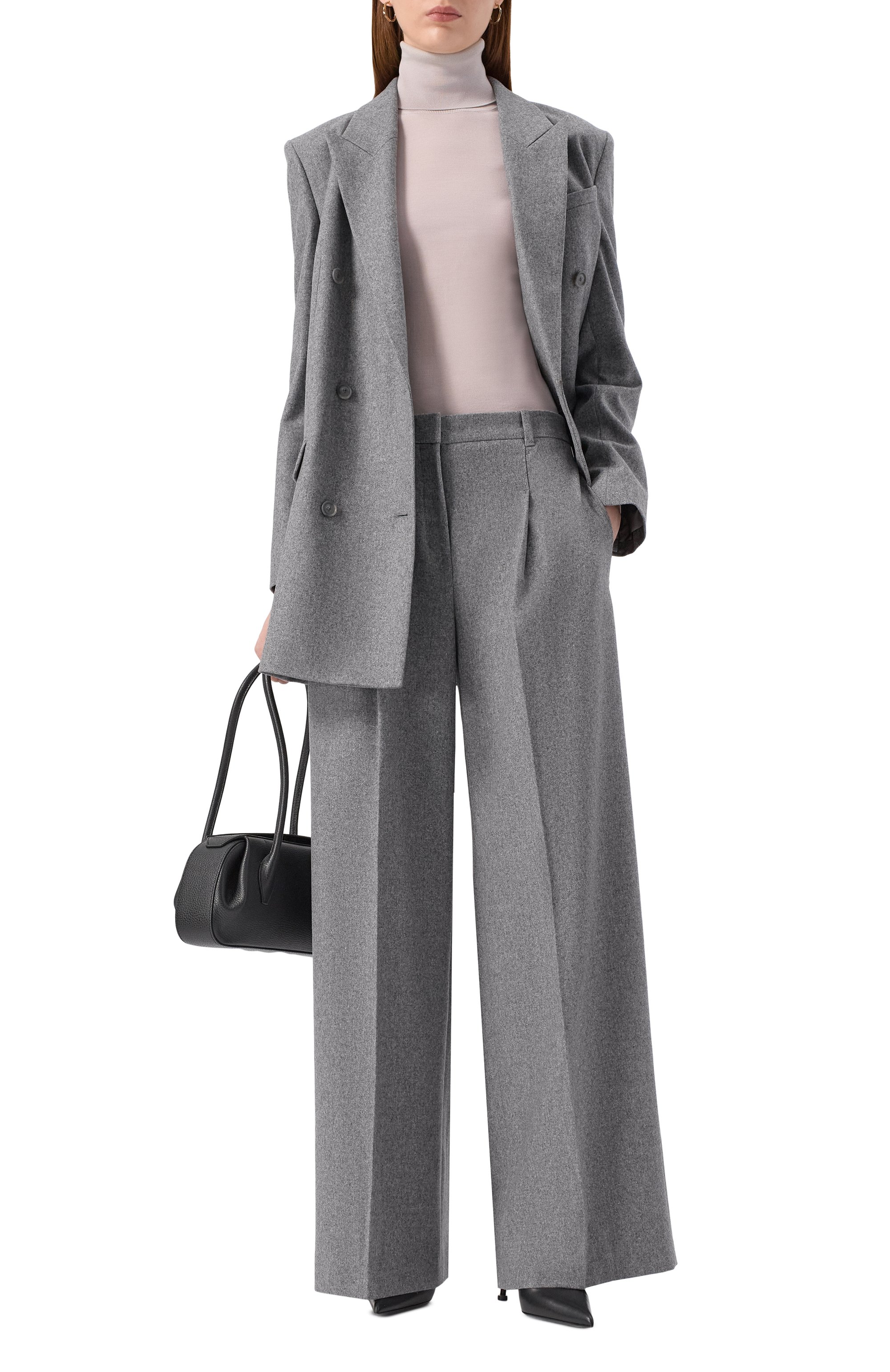 Брюки из шерсти и лиоцелла BOSS, арт. 50548280, фото 2