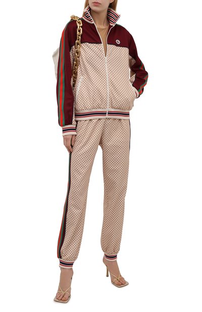 Кардиган GUCCI бежевого цвета по цене 187200 руб., арт. 655196/XJDFP, фото 2 Кардиган GUCCI, арт. 655196/XJDFP, фото 2