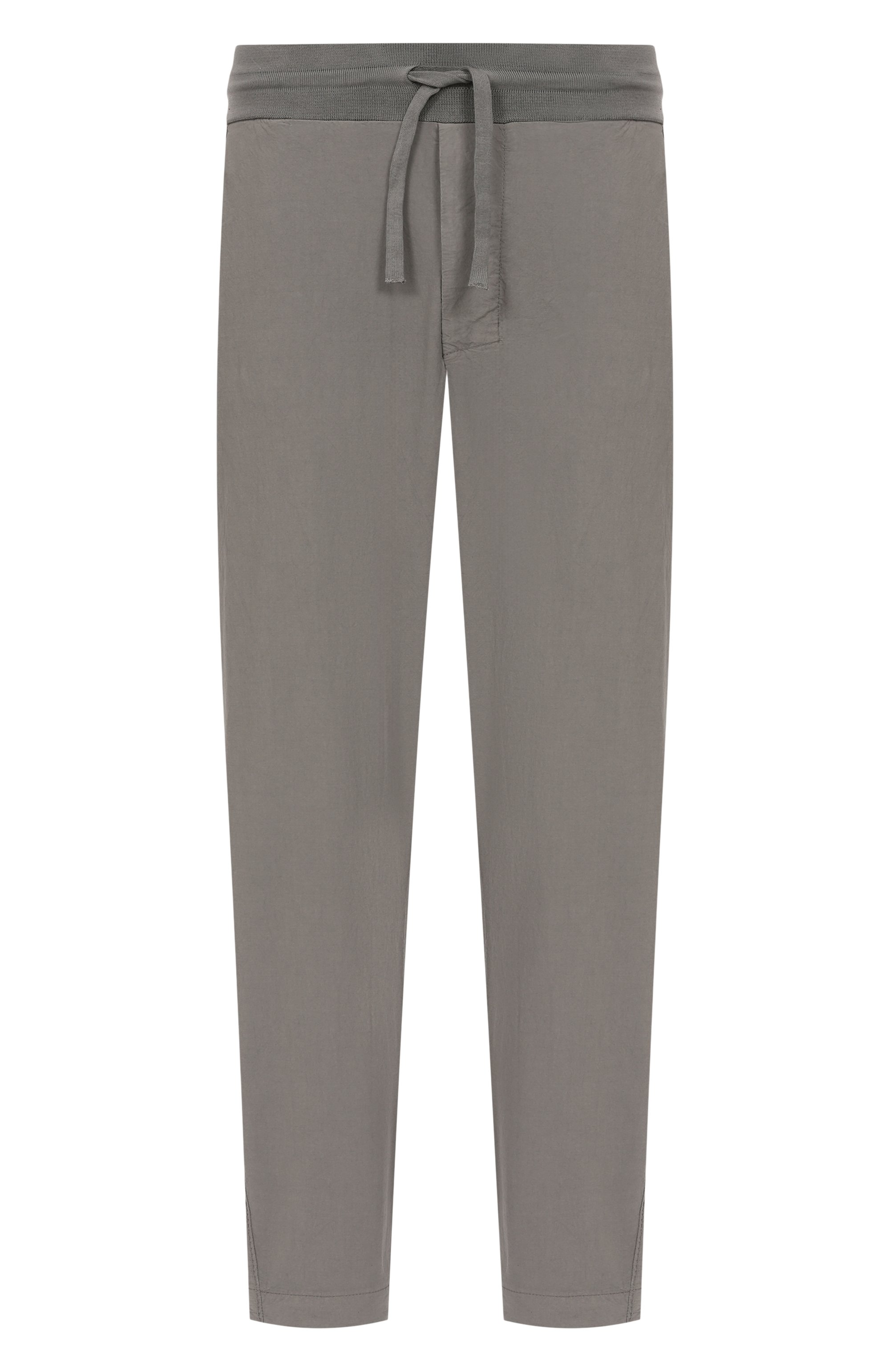 Хлопковые брюки TRANSIT серого цвета по цене 42500 руб., арт. CFUTRZG162, фото 1 Хлопковые брюки TRANSIT, арт. CFUTRZG162, фото 1