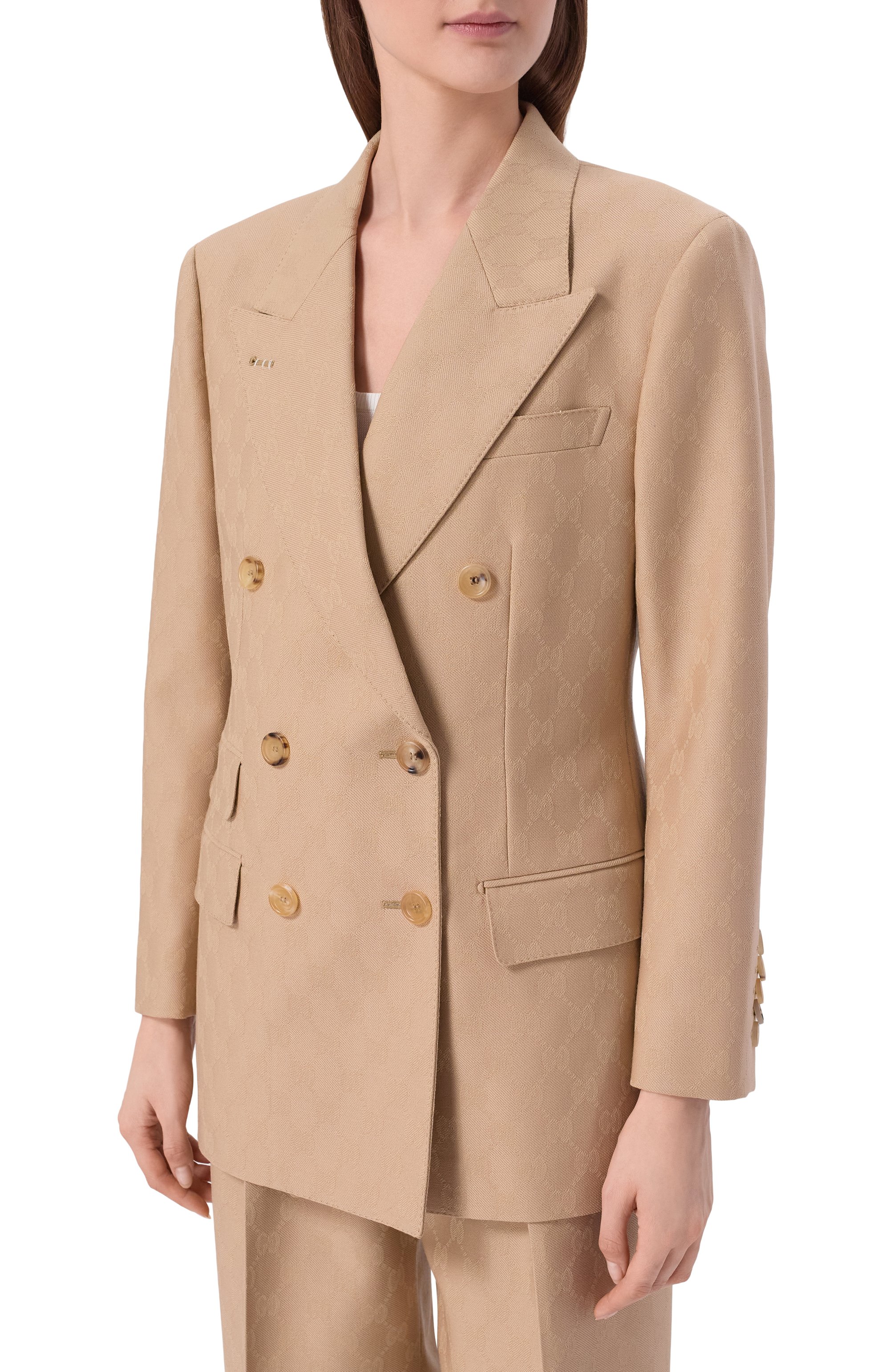 Шерстяной жакет GUCCI, арт. 715184/ZAKF8, фото 3