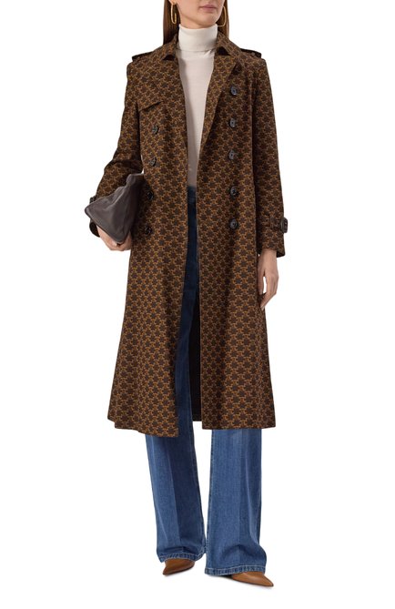 Женский хлопковый тренч CELINE, арт. 2M398267M