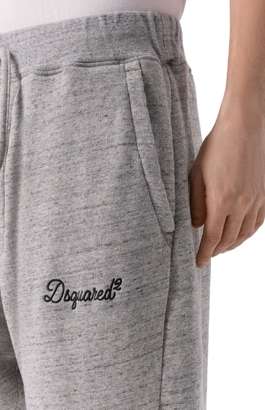 Хлопковые шорты Dsquared2 S74MU0970/D25026 Серый  S74MU0970/D25026 Фото 5
