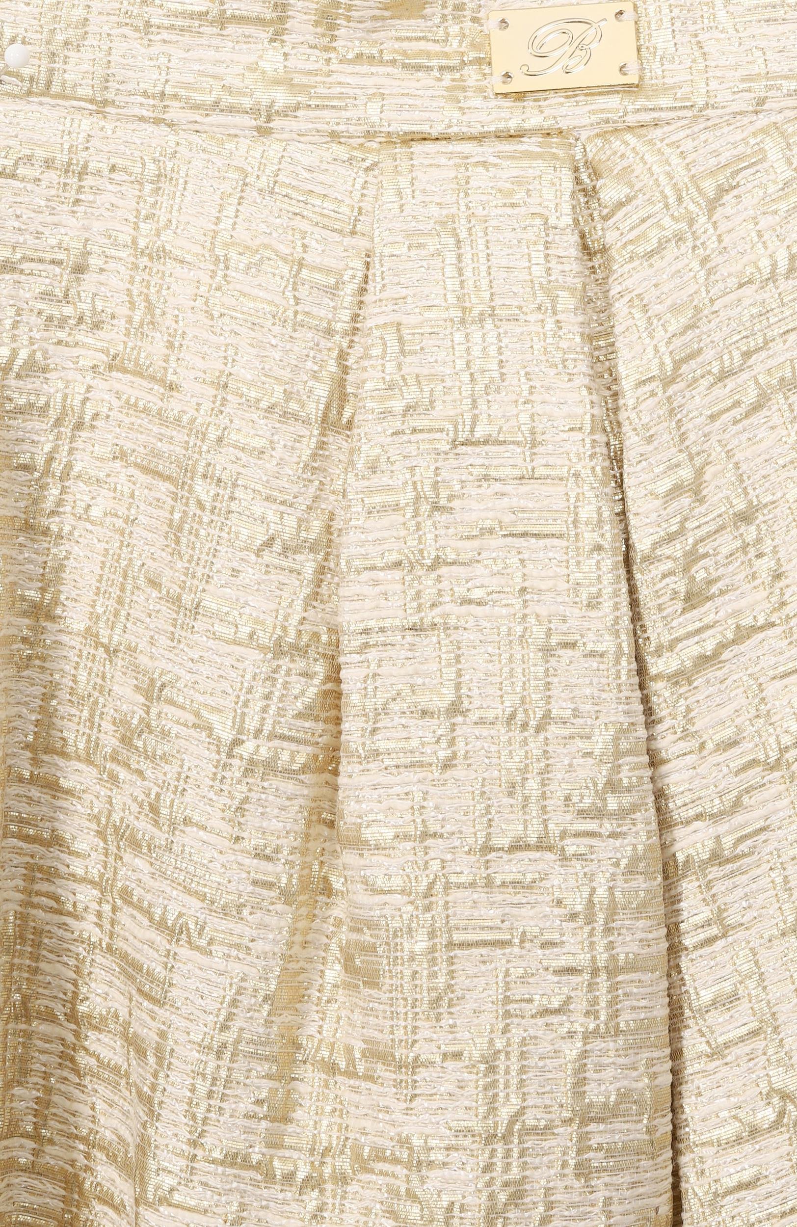 Юбка из шелка и хлопка BLUMARINE, арт. BFG00410/SE010, фото 3