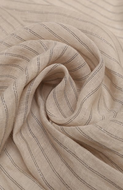 Льняной палантин BRUNELLO CUCINELLI, арт. MSCDAGL37, фото 3