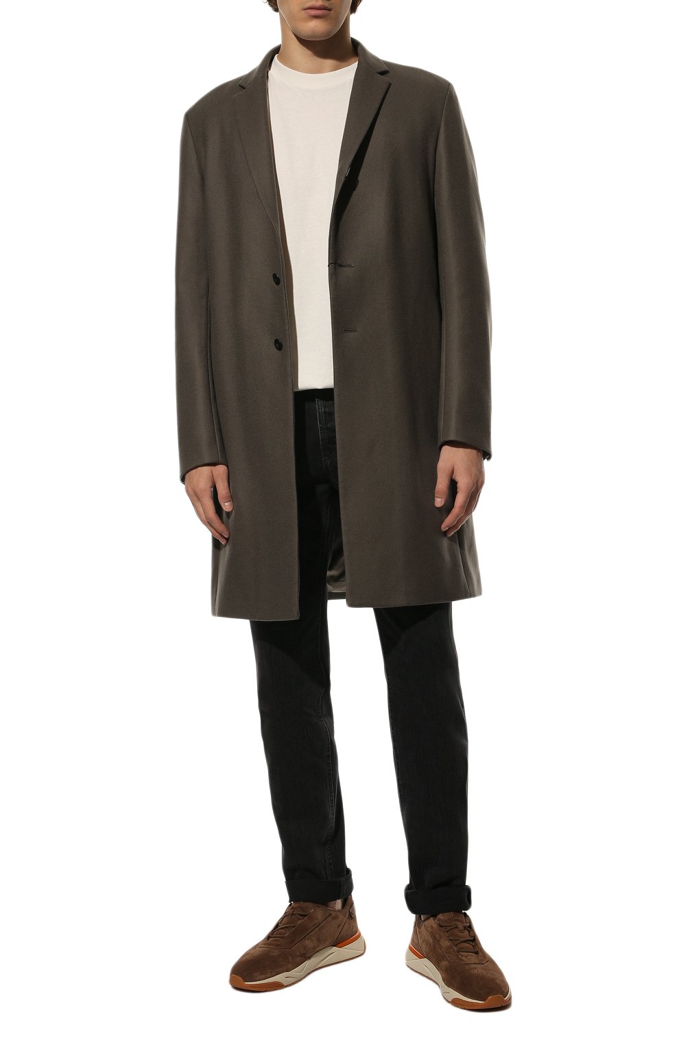 Замшевые кроссовки SANTONI, арт. MBIM21783WG0PRAUS50, фото 2