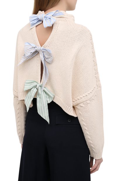 Свитер из льна и хлопка JW ANDERSON, арт. KT0017 YN0128, фото 4