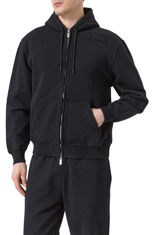 Хлопковая толстовка Burberry 8100753 Чёрный  8100753 Фото 3