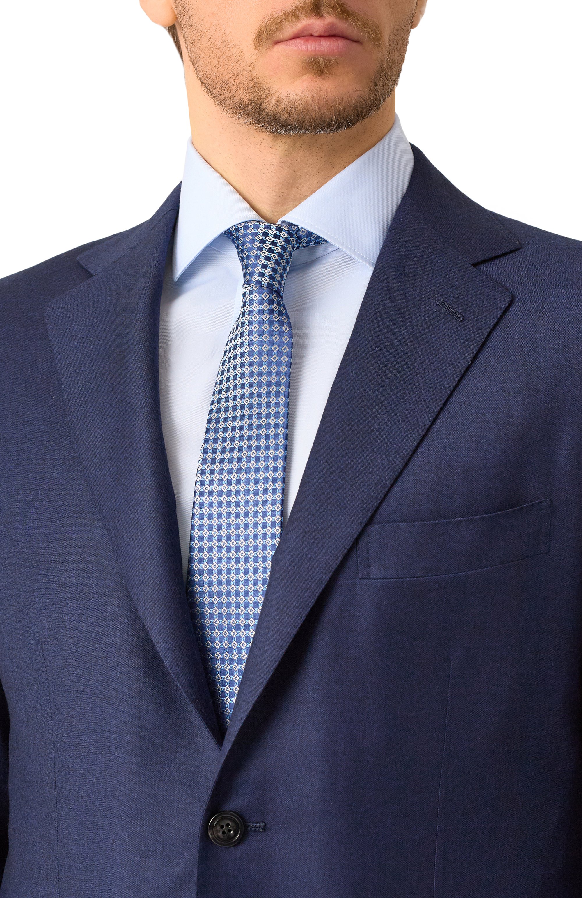 Шелковый галстук CANALI, арт. 18/HJ04241, фото 2