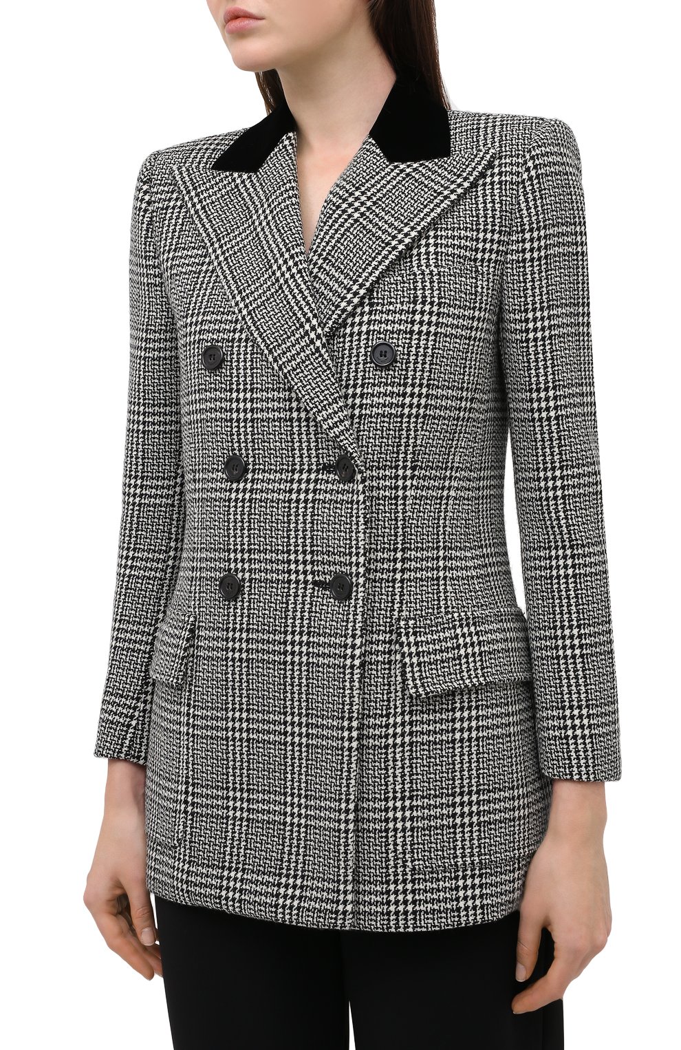 Шерстяной жакет SAINT LAURENT, арт. 641430/Y7B05, фото 3